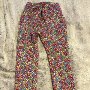 Stretchy Floral Dress Pants